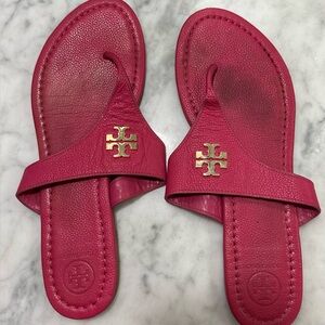 Tory Burch Pink Leather Sandals